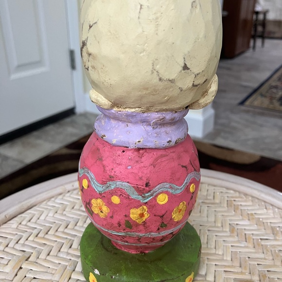 VINTAGE JIM SHORE TALL RABBIT ON EGG ENESCO HEARTWOOD CREEK COLLECTION  c2001 - Picture 14 of 16